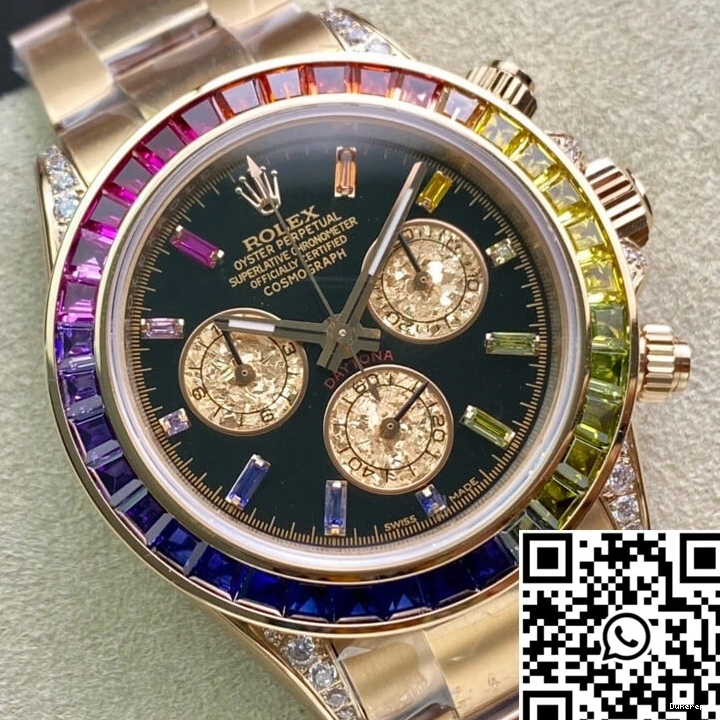 TW 116595 Rose Daytona Rolex RBOW Factory Gold 0128